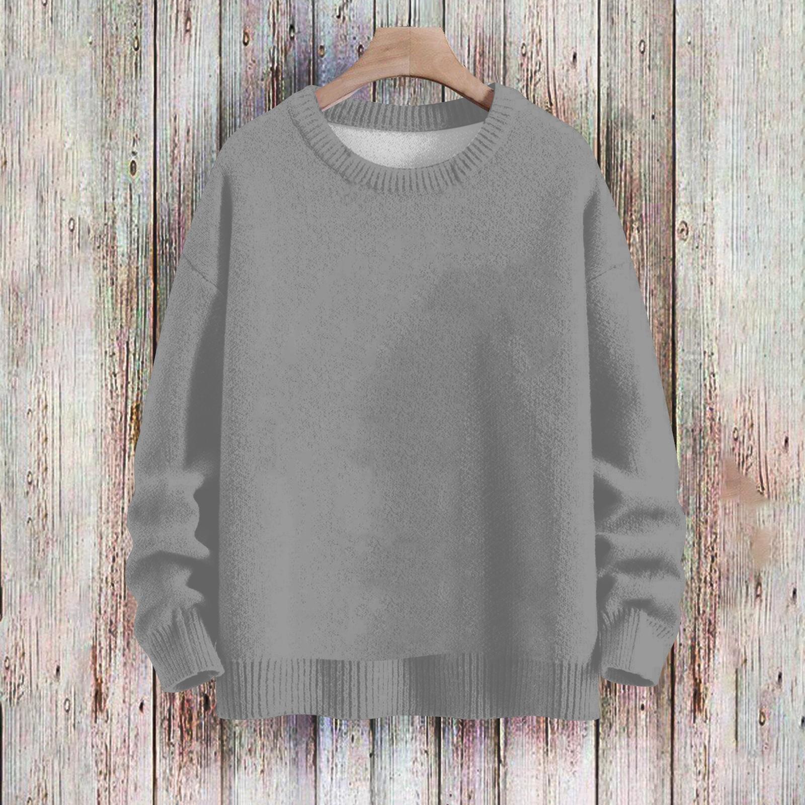 Sweatshirts For Women Knit Sweater Cute Shirt Fall Crewneck Pullover Tops S