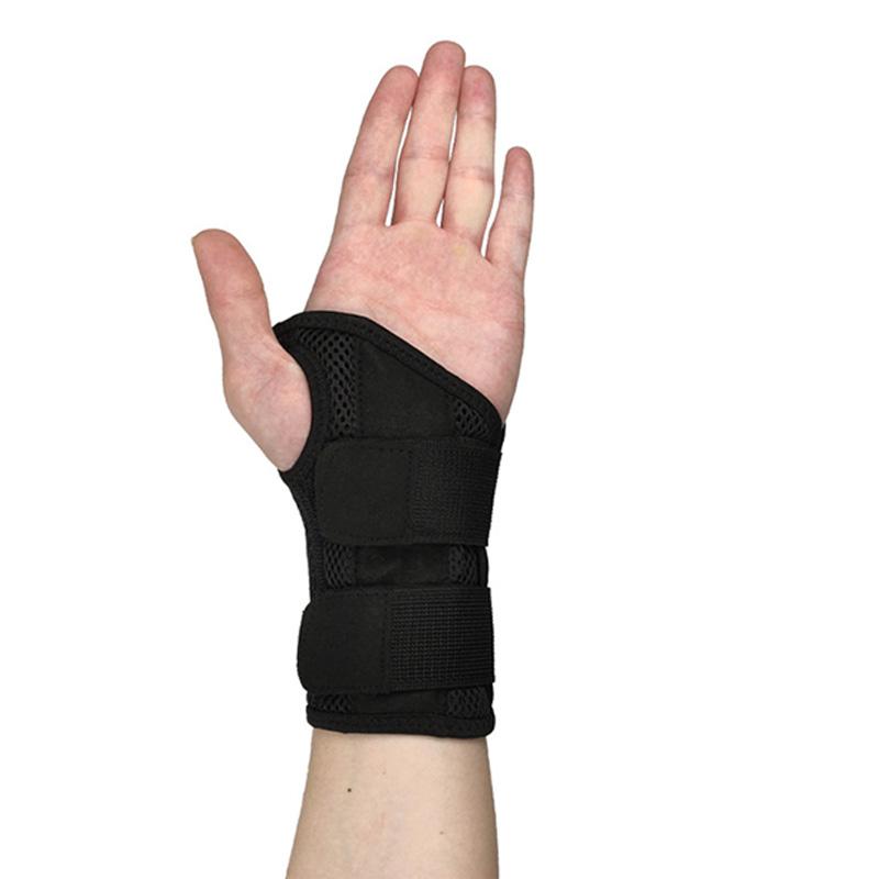 Fasce Elastiche Per Polso In Nylon | 1 Paio Nero/Arancione | Supporto Per Artrosi, Tunnel Carpale E Sport (Palestra, Tennis, Basket)