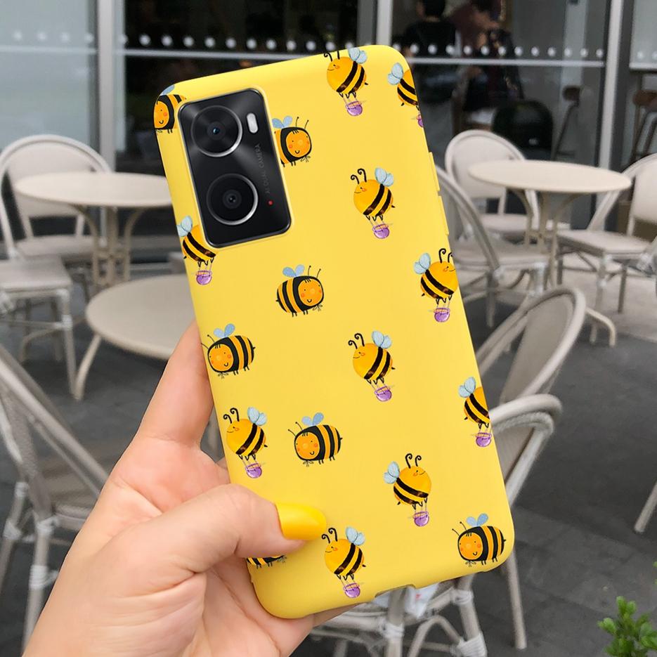 For Oppo A76 Case CPH2375 Fashion Cartoon Girls Cover For Oppo A96 Soft Silicone Case For Oppo A36 A 76 96 OppoA76 OppoA96 Shell