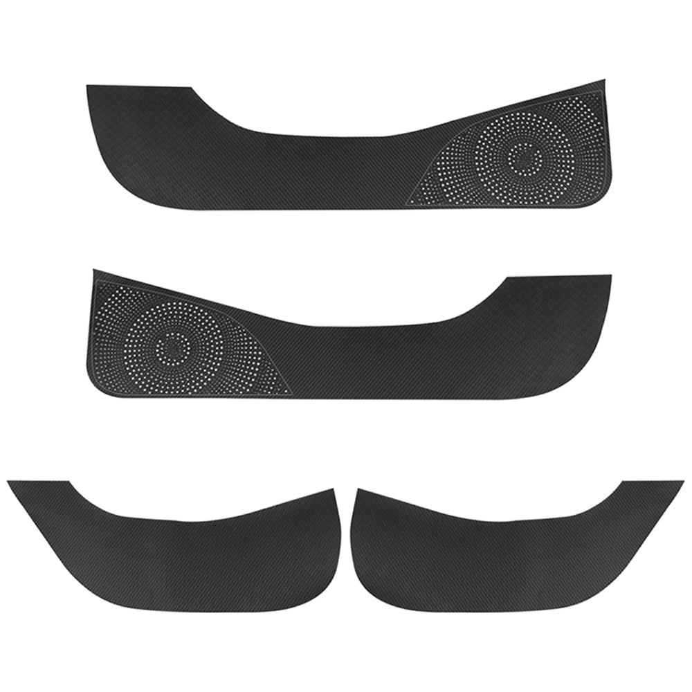 

For Tesla Model Y Model 3 Model3 Modely Door Stickers Door Anti Kick Sticker Pad Leather Decals Protector Interior Accessories