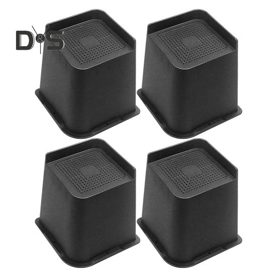 4ks 5/6-palcový zvedák na nábytek, těžká podpěra postele, podpora až 6000 liber, protiskluzová podpěra pro stůl, gauč, židli, pohovku, skříň, zvedák nohou