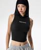 XEXYMIX Mock Neck Logo Point Crop Top Xfk3Bl1508