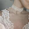 New Black Sexy Lace Flower Necklace For Women Harajuku Gothic Short Choker Collar Necklace Party Female Neck Accessories