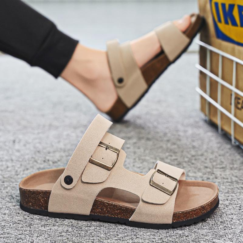 Модные мужские сандалии летняя уличная пляжная обувь повседневная пляжная походная обувь — фото 4