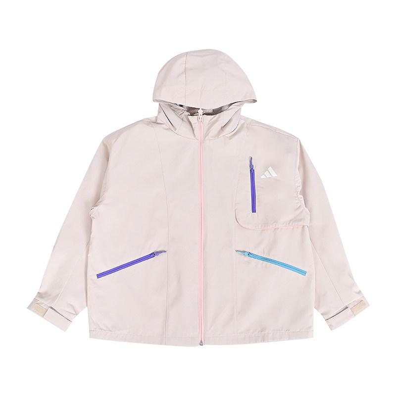 Adidas Hooded Woven Casual Long Sleeve Jacket Kids jackets KW1198 140
