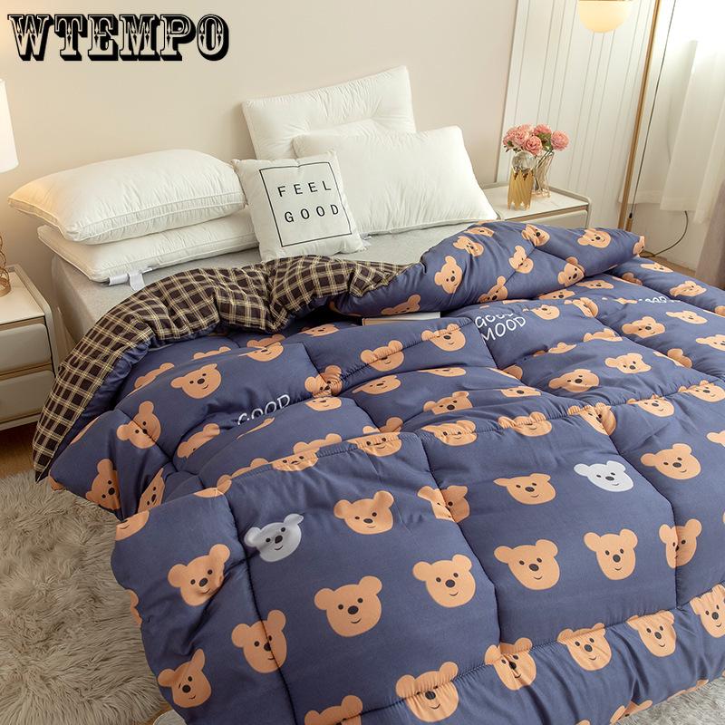 Luxurious Checkered Queen Comforter Set - Stain Resistant, Soft Microfiber, Lightweight, Breathable, Easy Care For All Seasons