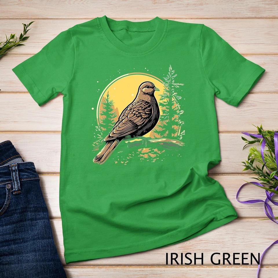 Retro Style Mourning Dove T-Shirt Unisex T-shirt 5 2XL