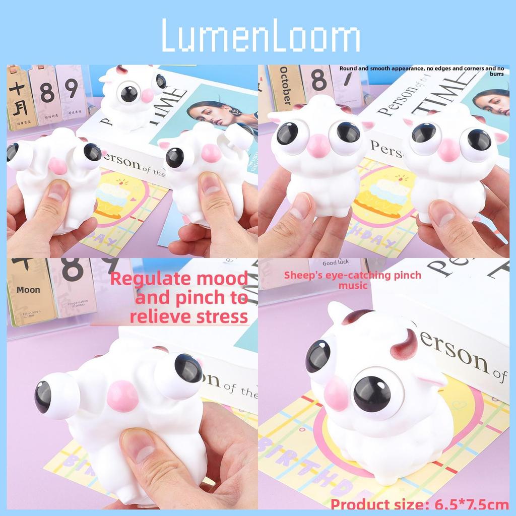 Pvc Children Adults Squeeze Sheep Toy Visual Stimulation Stress Gift Release