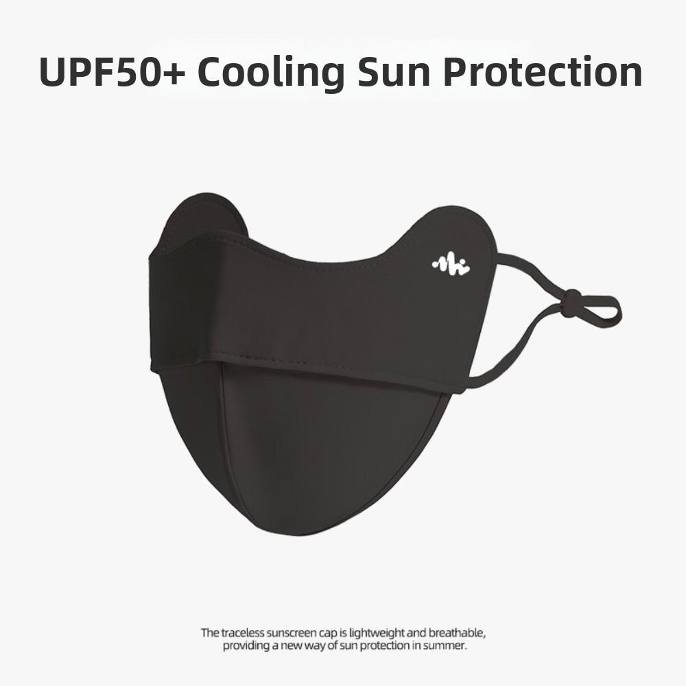 UPF50+ Sunscreen Face Mask Contour The Face Facekini Reusable UV Protection Face Cover  Summer