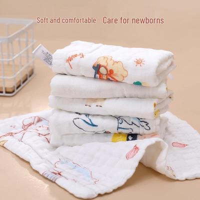 Šestivrstvá gázová osuška z čisté bavlny pro novorozence a děti