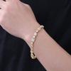 Korean Fresh and Sweet Geometric Splicing Zircon Chain 1111 Spring Unisex Hip-hop Style Bracelet Jewelry