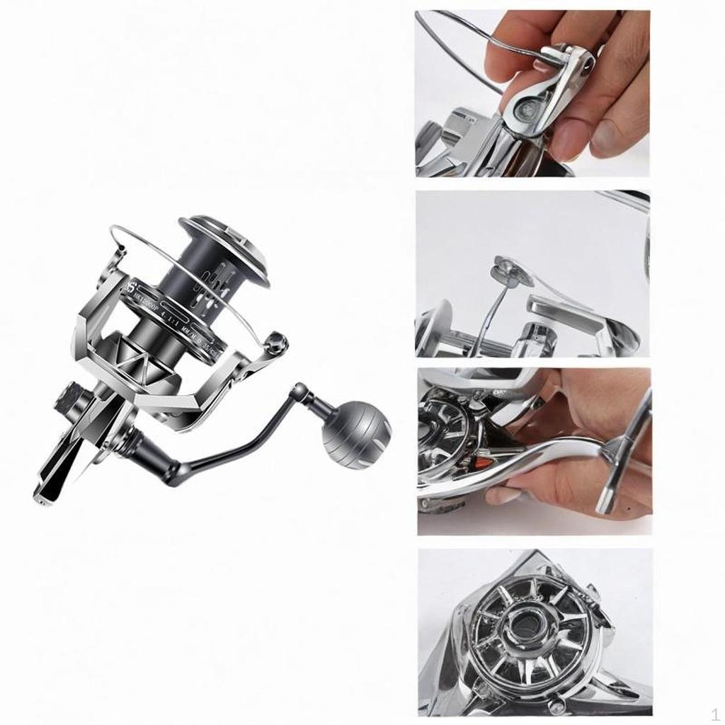 Fishing Reel Baitcasting Easily To Use Portable Accessories Smooth Powerful Comfortable
