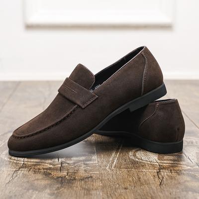Fashion Designer Nuovi Arrivi Pelle Scamosciata Nera Marrone Scarpe da Sposo per Uomo Penny Loafer Zapatos Hombre