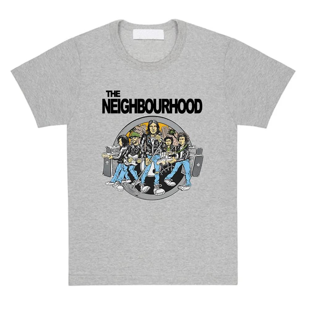 Unisex The Neighborhood NBHD Band Printing T-shirt High Quality Women Tshirts Ropa Mujer Casual Short Sleeve Tee-shirt Women