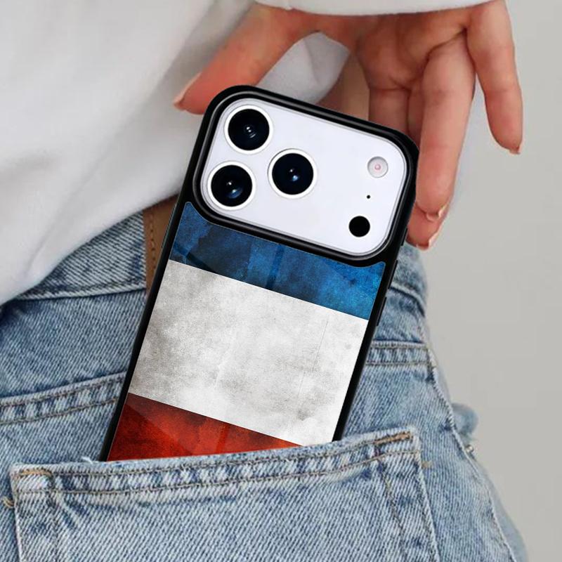 France Flag Phone Case for iPhone 16e 15 14 13 12 17 Pro Max Plus Air 17pro Cover Coque