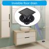 Modern Square Floor Drain for Bathroom 4 Inch Floor Drain Contemporary 4 Inch Square Shower Drain Quick Installation