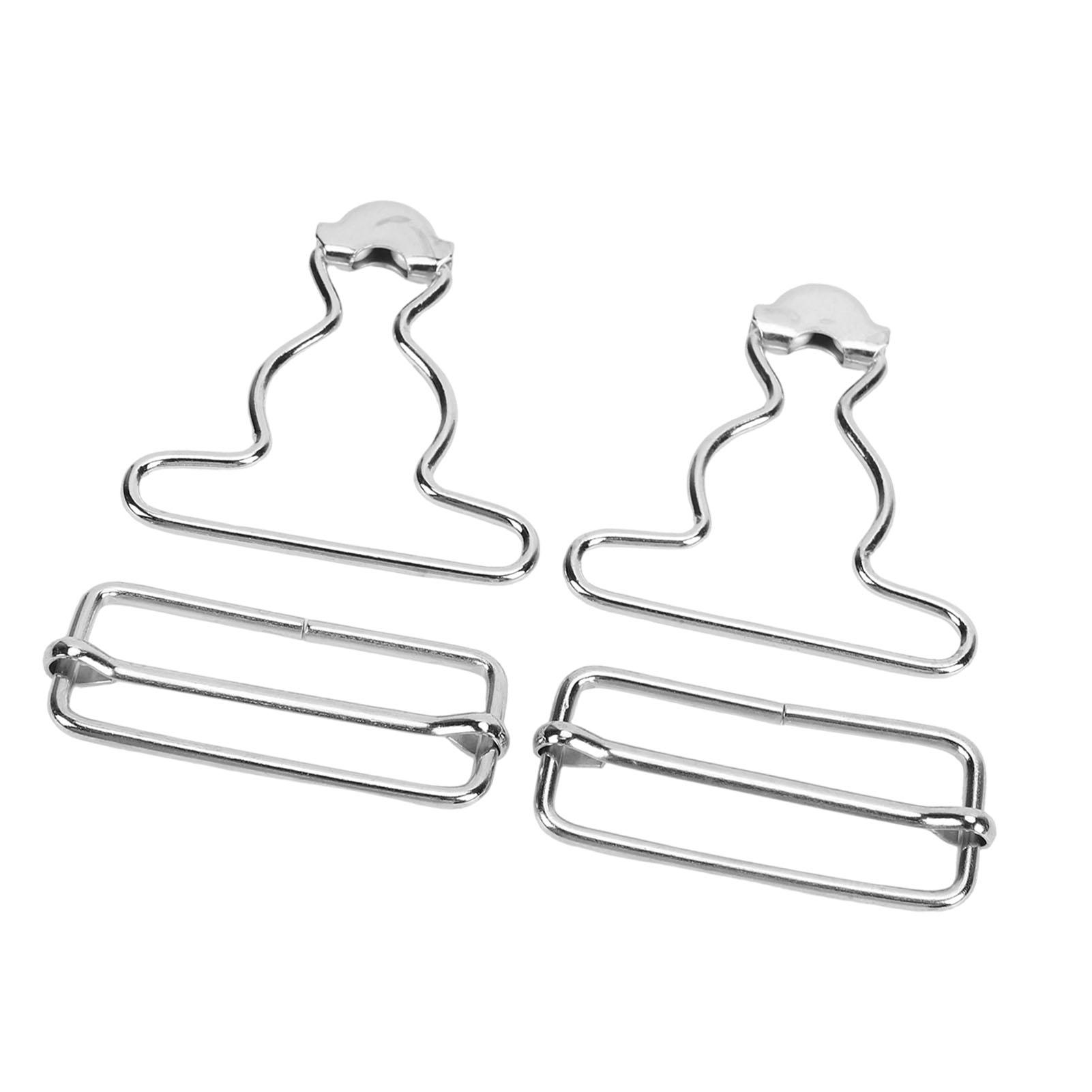 

6pcs Suspender Buckles Dungaree Overall Buckles Matal Replacement Workwear Repair Accessory Silver 3.8cm 3.8cm серебряный