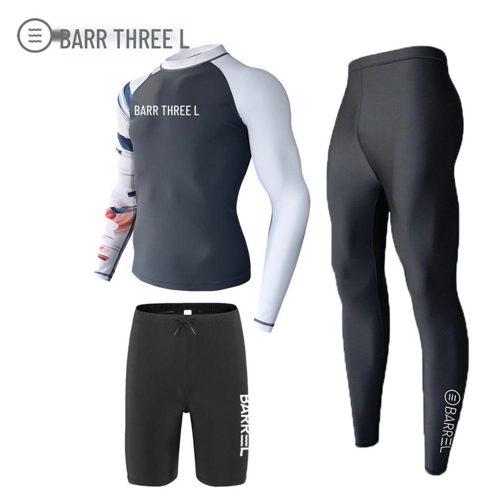 Men's Full Body Long Sleeve Quick-Dry Sun Protection Surfing & Diving Swimsuit