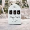 Countdown Display Wedding Countdown Sign Wooden Display Number Block Sign  Wedding Celebration