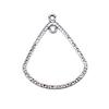 Irregular Oval Frame Connectors Moon Hammered Texture Links For Earring Making