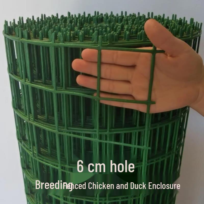 Rustproof Green Plastic-Coated Mesh Wire Fence for Chicken Enclosure