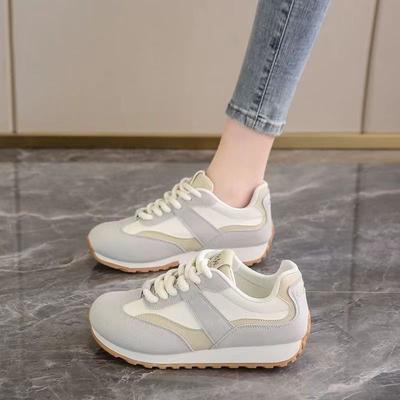 Autumn and Winter New Color Matching Versatile Non-slip Casual Sports Shoes Non-slip New Women's Height Increase