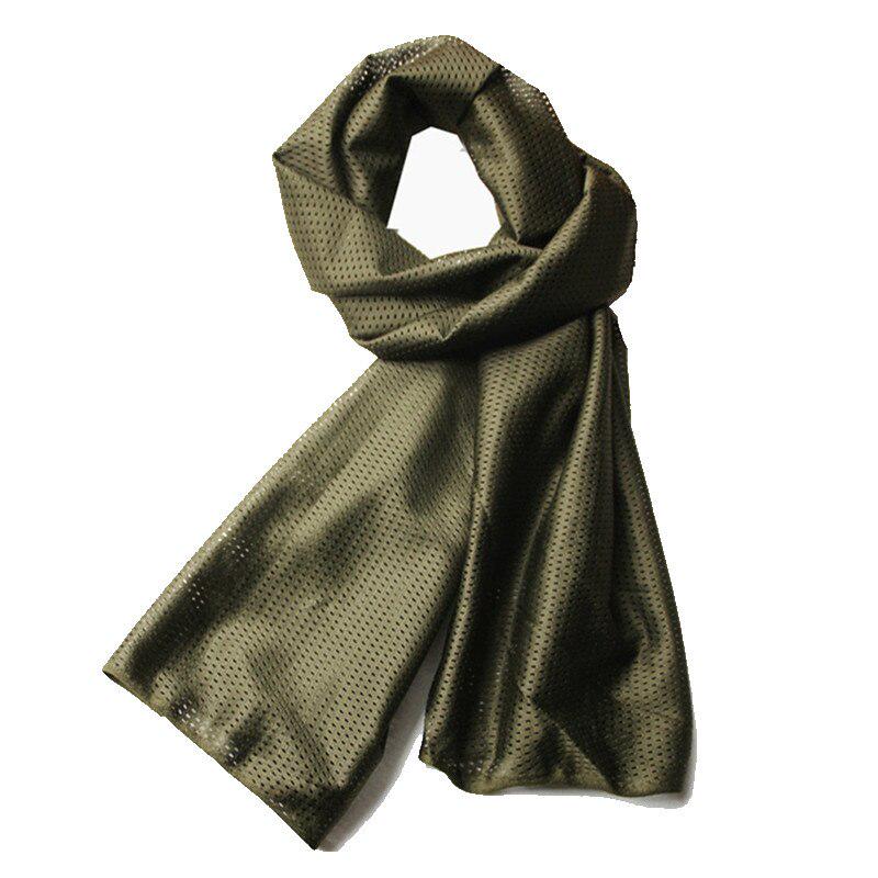 Unisex Camouflage Scarf Tactical Multifunctional Army Mesh Airsoft Paintball Wrap Mask Shemagh Veil