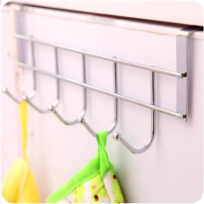 Stainless Steel No-Trace Cabinet Door Hook Rack