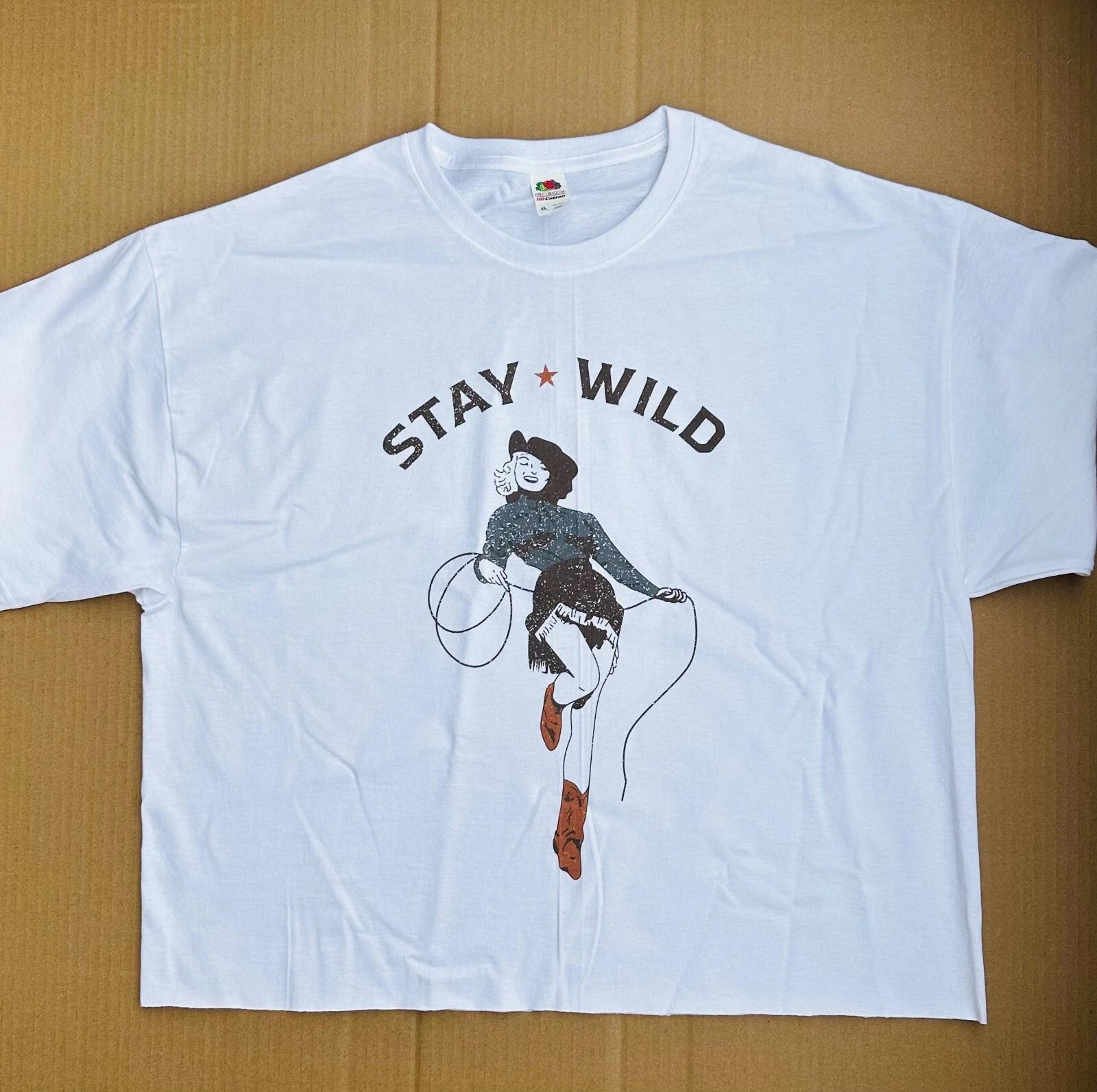 stay wild cowgirl Cropped top shirt 4XL