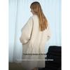 ELLE Women's Mid-Length Wool Blend Padded Winter Coat
