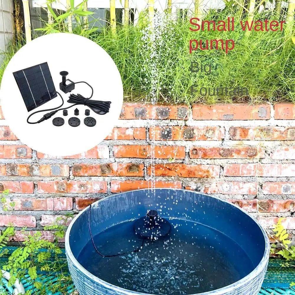 DC Brushless Solar Panel Water Pump Mini Solar Water Fountain Sprinkler Solar Fountain Pump  Pool