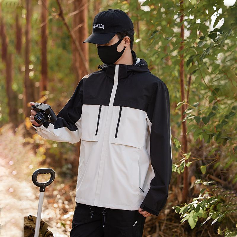 New Spring and Autumn Men's and Women's Outdoor Single-layer Jacket Jacket Jacket