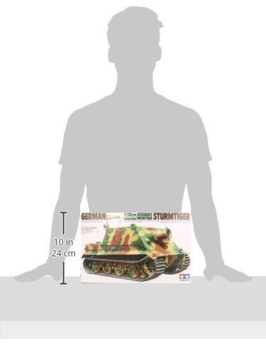 Tamiya 1/35 Military Miniature Series No. 177 German Army 38cm Assault Mortar Storm Tiger Plastic Model 35177