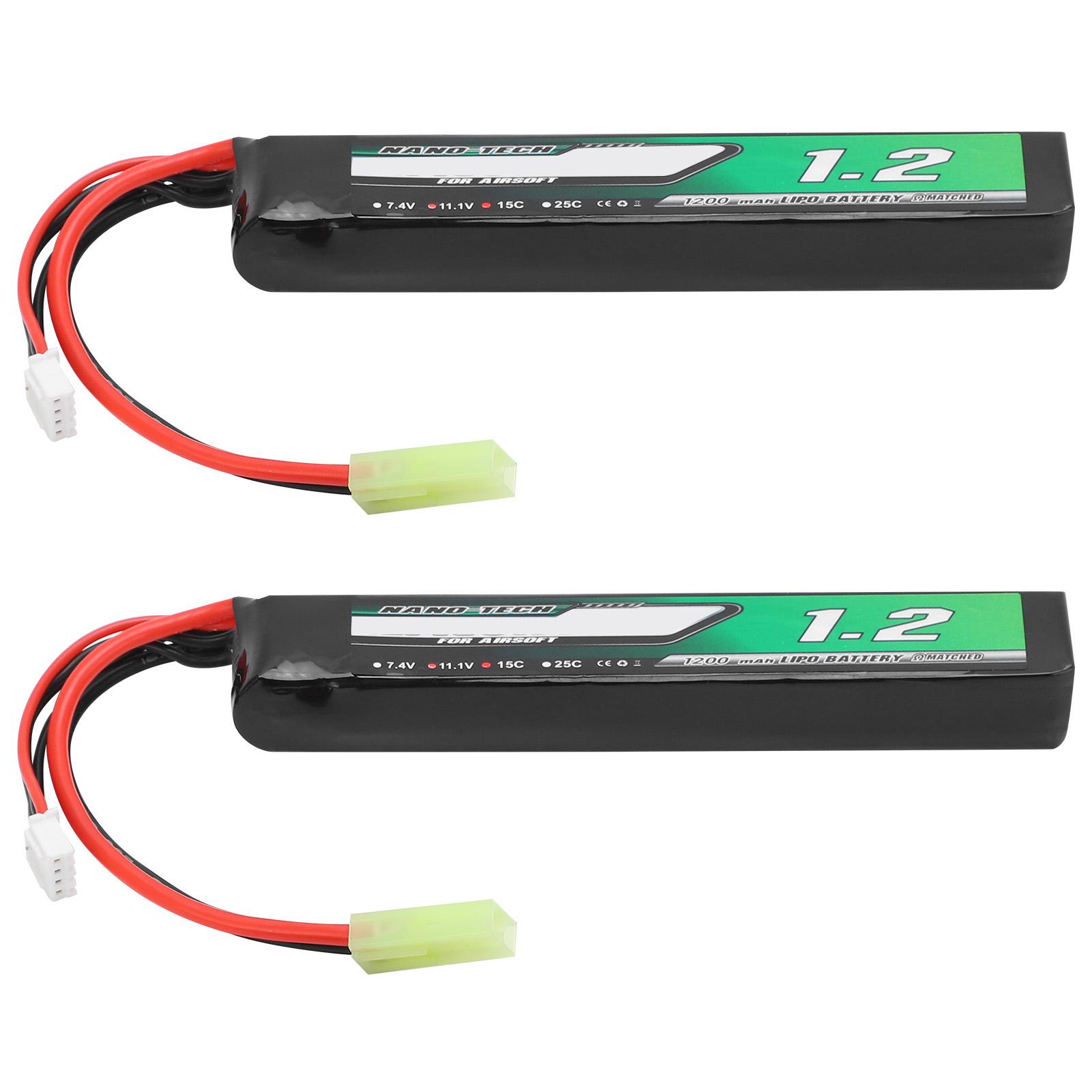 

11.1V 15C 1200mah RC Car Chargeable Lithium Battery Portable for Tamiya Output Plug
