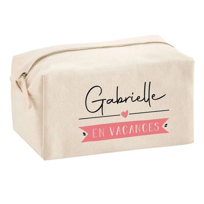 Trousse multifonction Gabrielle en Vacances Cadeau Anniversaire Noël Collègue Départ Retraite | Trousse Scolaire Fournitures Bureau