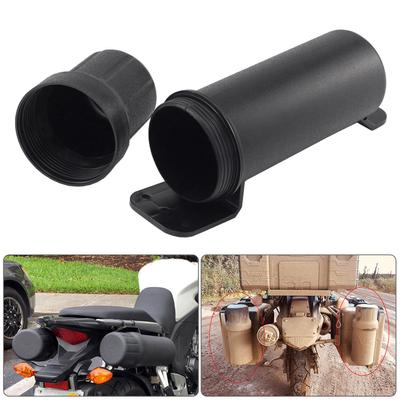 Universal Motorcycle Tool Tube Kit,84-125mm Diameter Waterproof Storage Canister with Mounting Ties