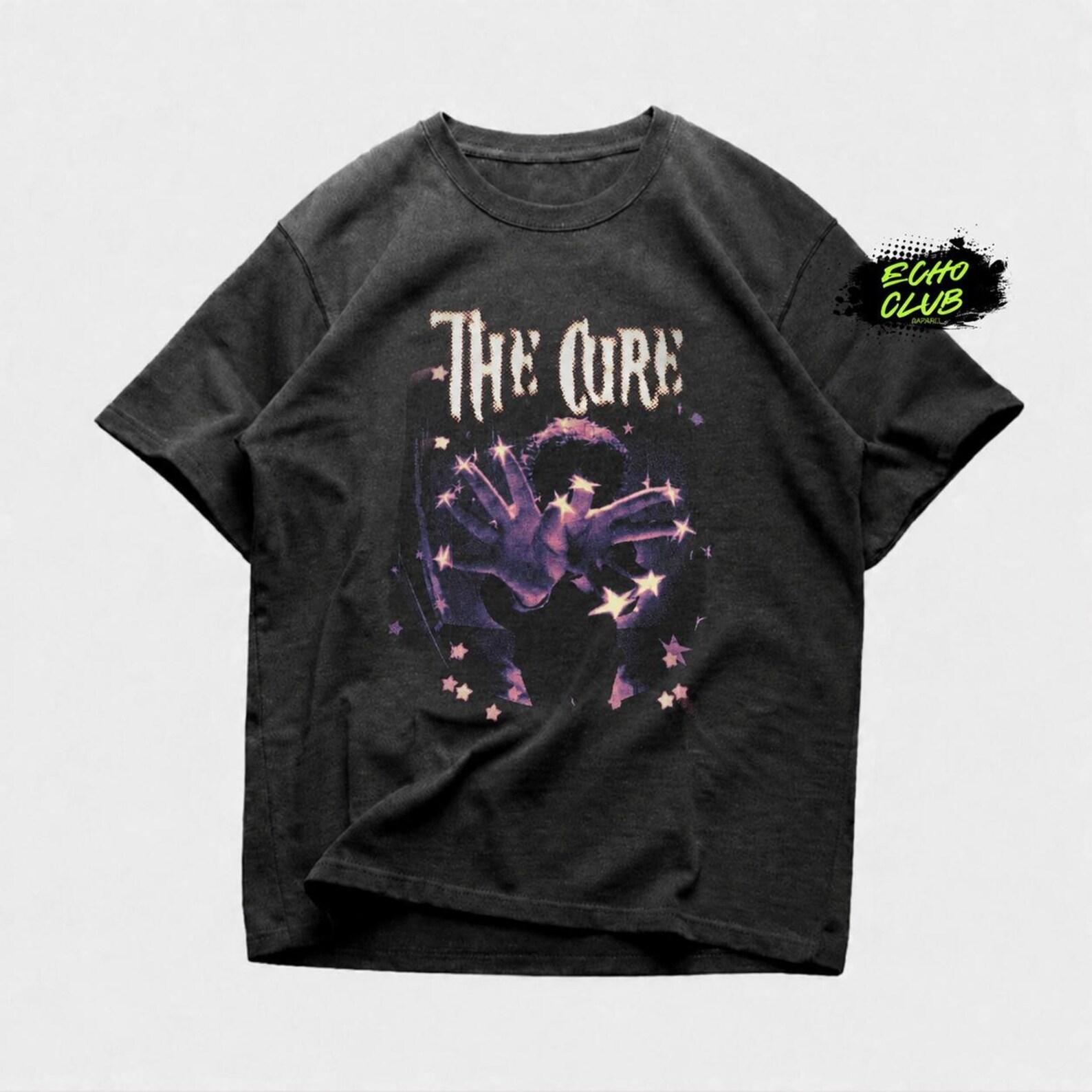 The Cure 90s Band Graphic Tee, Retro Alt Rock Goth Shirt 4XL