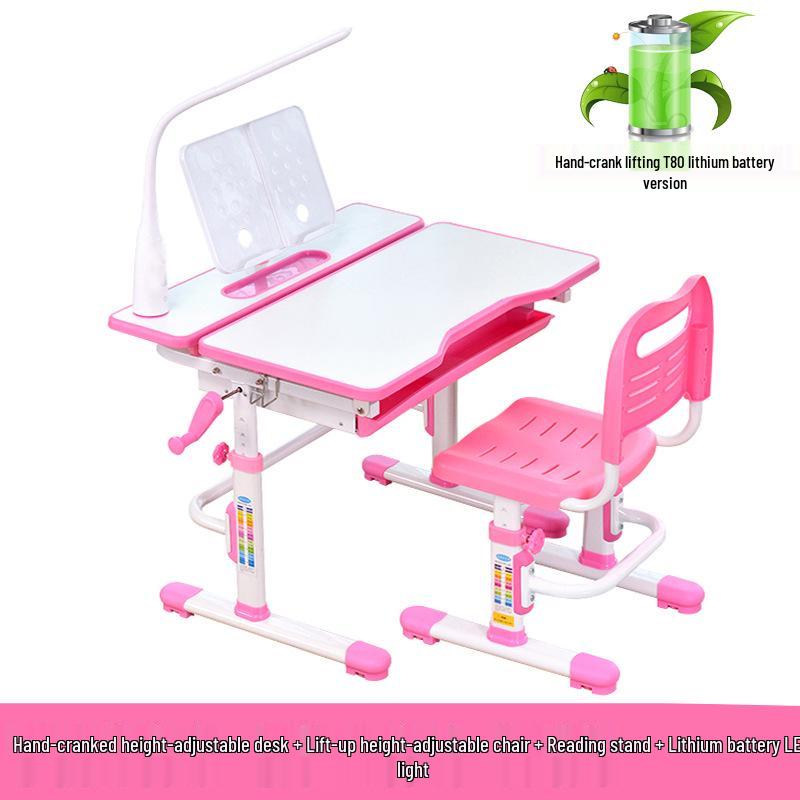 Tongben Shi 80CM Child's Adjustable Study Desk & Chair Set with Posture and Eye Protection