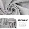 Velvet Dining Chair Cover Dustproof Elastic Soft Chair Seat Cover Slipcover Suitable for Living Room Home Decor Office 1PC