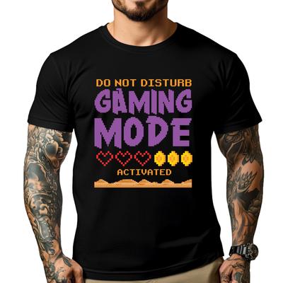 Dnd Gaming Mode Pixel Gamer Video Games Adults Printed TShirt High Quality Mens TShirt Big And Tall Memorial Day
