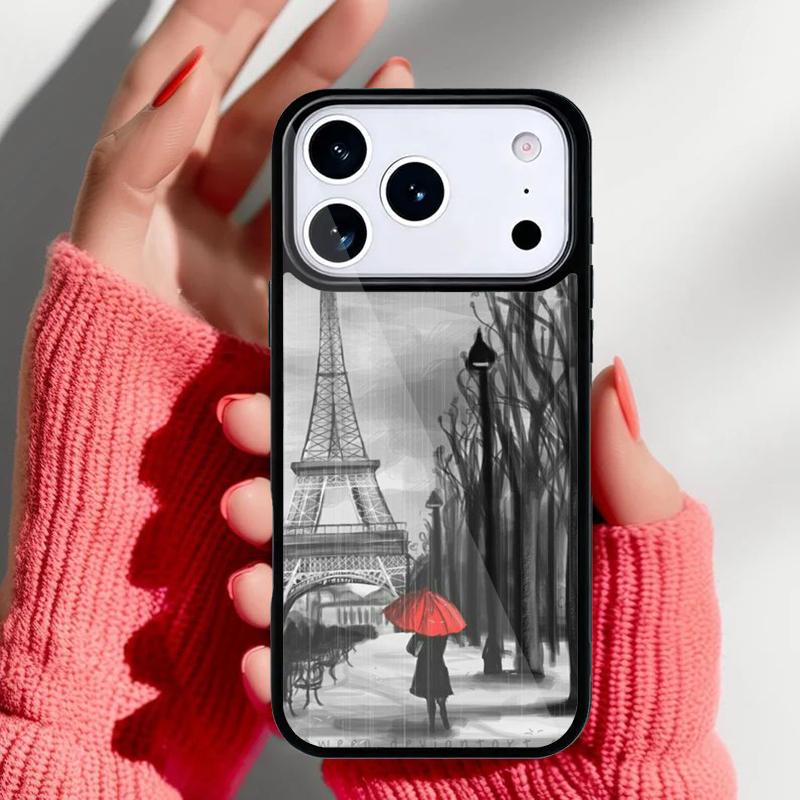 Eiffel Tower Paris Phone Case for iPhone 17 16 15 14 13 Pro Max Back Cover for 12 11 Pro Coque