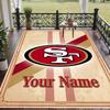 Custom Text Printed Rug San Francisco 49ers Non Slip Floor Carpet For Home Room Decor