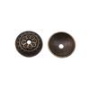 Textured Bead Cap Charms Dome Covers For Pearl And Gemscolor Jewelry Findings