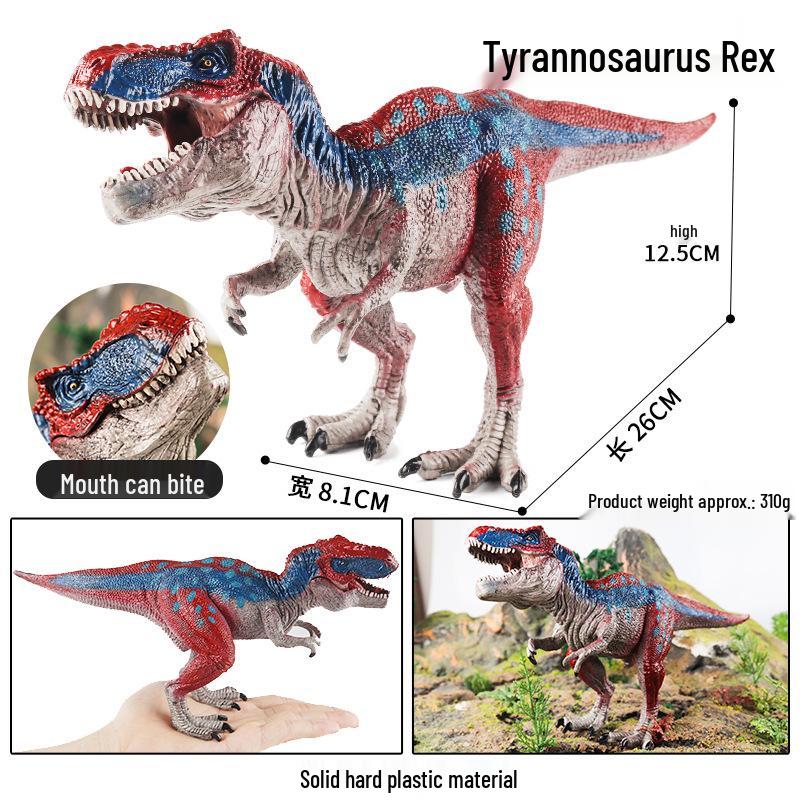 Children's Jurassic Dinosaur Toys: Gigantosaurus & Tyrannosaurus Rex Models