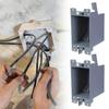 Plastic Electrical Box for Remodeling Projects Single Gang Junction Box for Residential and Commercial Applications