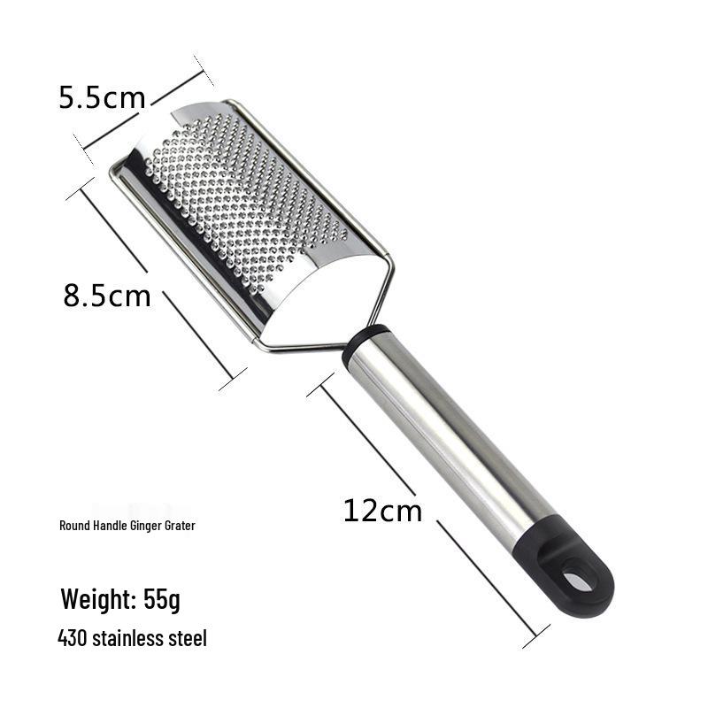 Stainless Steel Ginger & Garlic Grater Spoon - Manual Juice & Paste Grinder
