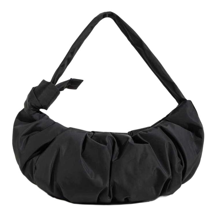 New Adidas Originals Polyester Croissant Bag, Cloud Bag, Croissant Bag, Handbag, Shoulder Bag Women's Black JY8573