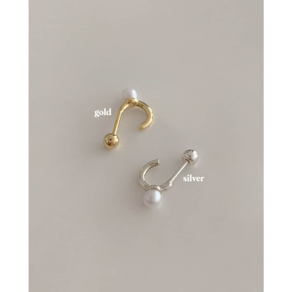[4Xtyle] [925 Silver] Mini Pearl Piercing E 27