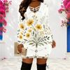 Women Plus Size Crisscross Long Sleeve Bodycon Fitted Hip Hugging Midi Dress