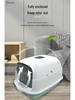 Fully Enclosed Oversized Cat Litter Box with Deodorizing Anti-Splash Design
